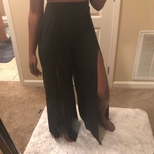 Pants - Split Leg Trousers Pants - Split Leg Trousers
